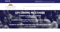 Desktop Screenshot of cosmeticbootcamp.com